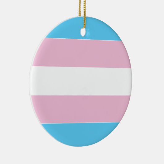 Transgender Pride Flag Keramisch Ornament (Rechts)