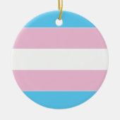 Transgender Pride Flag Keramisch Ornament (Voorkant)