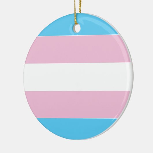 Transgender Pride Flag Keramisch Ornament (Links)