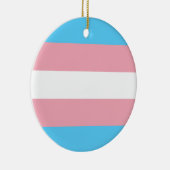 Transgender Pride Flag Keramisch Ornament (Rechts)