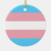 Transgender Pride Flag Keramisch Ornament (Voorkant)