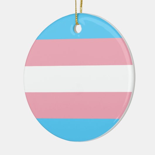 Transgender Pride Flag Keramisch Ornament (Links)