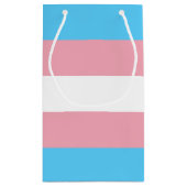 Transgender Pride Flag Klein Cadeauzakje (Achterkant)