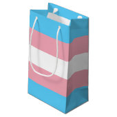 Transgender Pride Flag Klein Cadeauzakje (Achterkant Gekanteld)