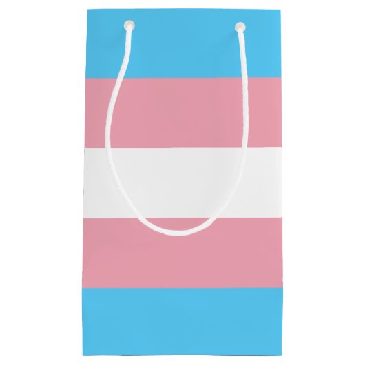 Transgender Pride Flag Klein Cadeauzakje (Voorkant)