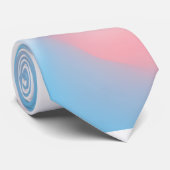 Transgender Pride Flag Kleur Swirl Stropdas (Opgerold)