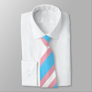 Transgender Pride Flag Kleuren LGBTQ+ Stropdas