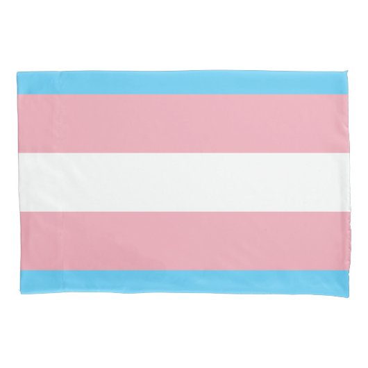 Transgender Pride Flag Kussensloop (Voorkant)