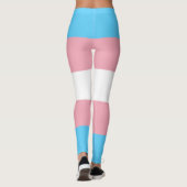 Transgender Pride Flag Leggings (Achterkant)