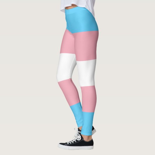 Transgender Pride Flag Leggings (Links)