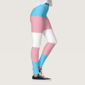Transgender Pride Flag Leggings (Rechts)