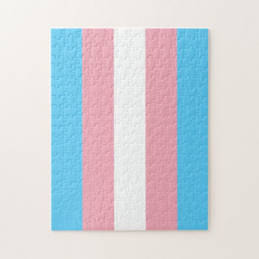 Transgender Pride Flag Legpuzzel (Verticaal)