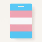 Transgender Pride Flag - LGBT-regenboog Badge (Voorkant)