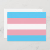 Transgender Pride Flag - LGBT-regenboog Briefkaart (Voorkant / Achterkant)