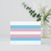 Transgender Pride Flag - LGBT-regenboog Briefkaart (Staand voorkant)