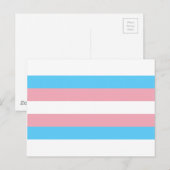 Transgender Pride Flag - LGBT-regenboog Briefkaart (Voorkant / Achterkant)