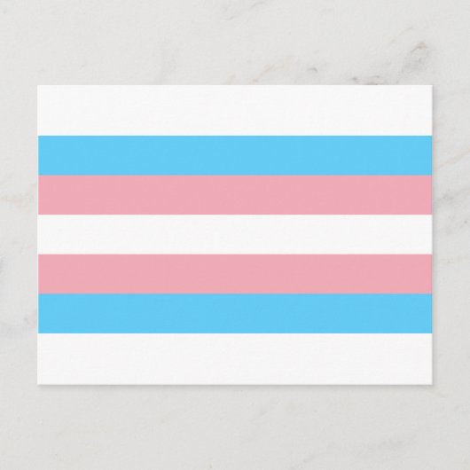 Transgender Pride Flag - LGBT-regenboog Briefkaart (Voorkant)