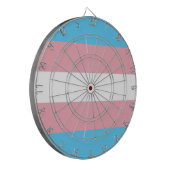 Transgender Pride Flag - LGBT-regenboog Dartbord (Voorkant Links)