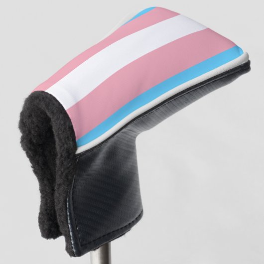 Transgender Pride Flag - LGBT-regenboog Golfheadcover (3/4 voorkant)
