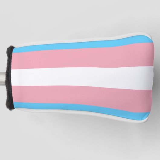 Transgender Pride Flag - LGBT-regenboog Golfheadcover (Voorkant)