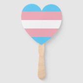 Transgender Pride Flag - LGBT-regenboog Handwaaier (Achterkant)