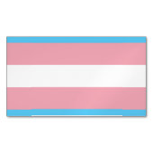 Transgender Pride Flag - LGBT-regenboog Magnetisch Visitekaartje (Voorkant)