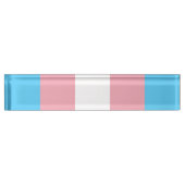 Transgender Pride Flag - LGBT-regenboog Naambordje (Voorkant)