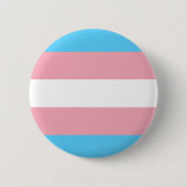Transgender Pride Flag - LGBT-regenboog Ronde Button 5,7 Cm (Voorkant)