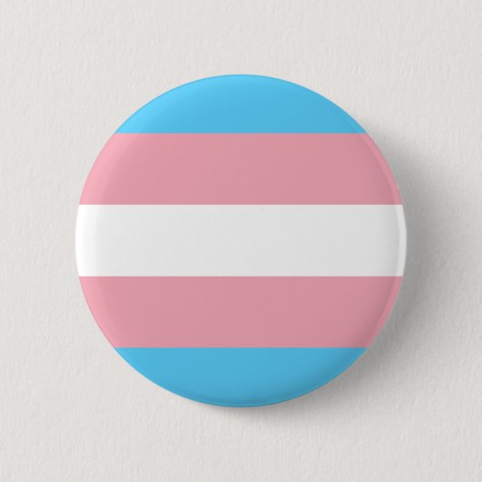 Transgender Pride Flag - LGBT-regenboog Ronde Button 5,7 Cm (Voorkant)