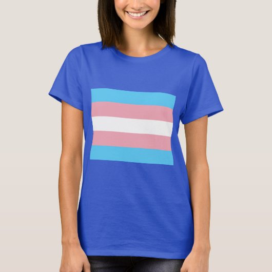 Transgender Pride Flag - LGBT-regenboog T-shirt (Voorkant)