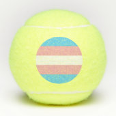 Transgender Pride Flag - LGBT-regenboog Tennisballen (Voorkant)