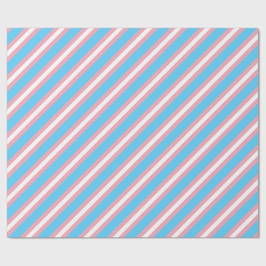 Transgender Pride Flag - LGBT Trans Rainbow Cadeaupapier (Vlak)