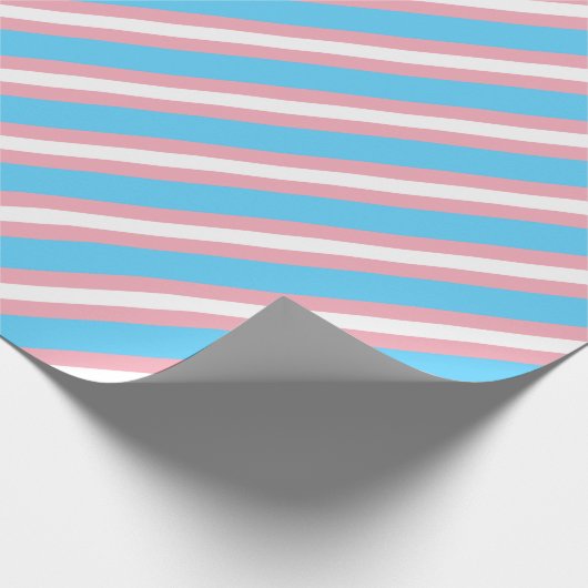 Transgender Pride Flag - LGBT Trans Rainbow Cadeaupapier (Hoek)