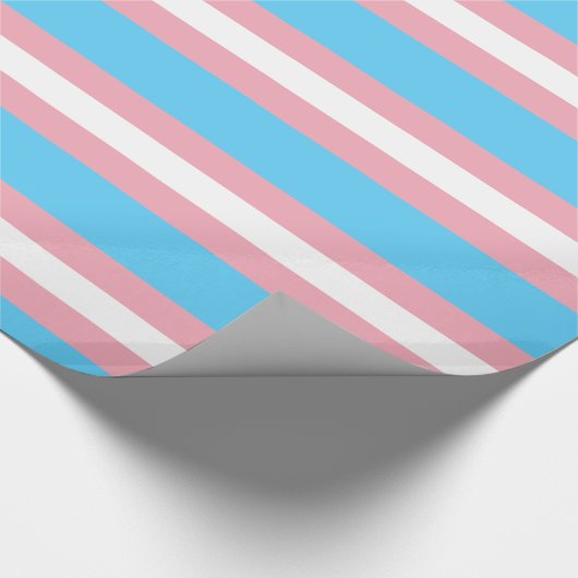 Transgender Pride Flag - LGBT Trans Rainbow Cadeaupapier (Hoek)