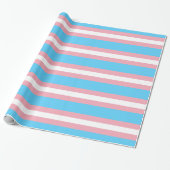 Transgender Pride Flag - LGBT Trans Rainbow Cadeaupapier (Uitgerold)