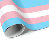 Transgender Pride Flag - LGBT Trans Rainbow Cadeaupapier (Rol Hoek)