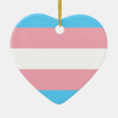 Transgender Pride Flag - LGBT Trans Rainbow Keramisch Ornament (Voorkant)