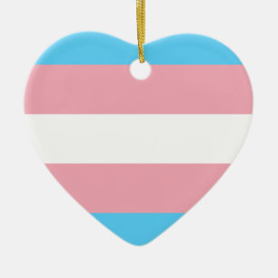 Transgender Pride Flag - LGBT Trans Rainbow Keramisch Ornament