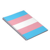 Transgender Pride Flag - LGBT Trans Rainbow Notitieboek (Rechterzijde)