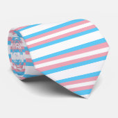 Transgender Pride Flag - LGBT Trans Rainbow Stropdas (Opgerold)