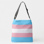 Transgender Pride Flag LGBTQ+ All-Over Print Crossbody Tas (Achterkant)