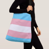 Transgender Pride Flag LGBTQ+ All-Over Print Crossbody Tas (Dichtbij)