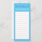 Transgender Pride Flag LGBTQ Typografie Bladwijzer (Achterkant)