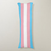 Transgender Pride Flag Lichaamskussen (Voorkant Verticaal)
