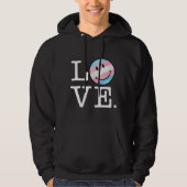 Transgender Pride Flag Love Hoodie (Voorkant)