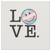Transgender Pride Flag Love Stof (Close Up)