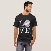 Transgender Pride Flag Love T-shirt (Voorkant volledig)