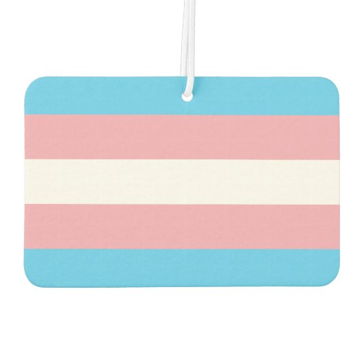 Transgender Pride Flag Luchtverfrisser (Achterkant)