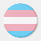 Transgender Pride Flag Magneet (Voorkant)