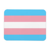 Transgender Pride Flag Magneet (Horizontaal)
